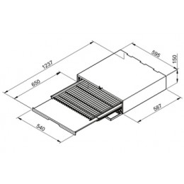ASKO HDB1152 W выдвижная полка с корзиной для белья