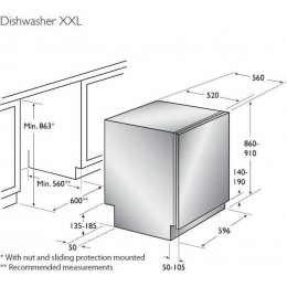 ASKO D5894 XXL SOF FI Посудомоечная машина встраиваемая