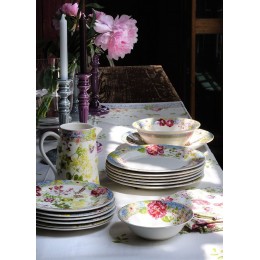 Тарелка глубокая Gien, Многоцветие, 23 см.