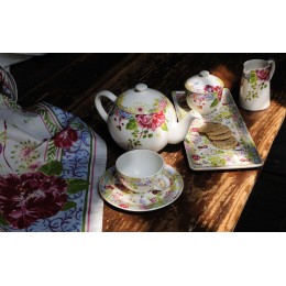 Тарелка для канапе, Многоцветие, 16,5 см.