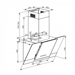 Вытяжка Kaiser AT 8438FW Eco