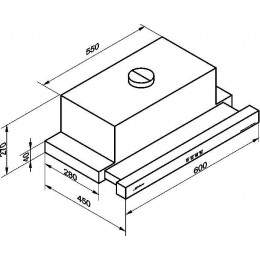 ВСТРАИВАЕМАЯ ВЫТЯЖКА KAISER EA 644 ECO