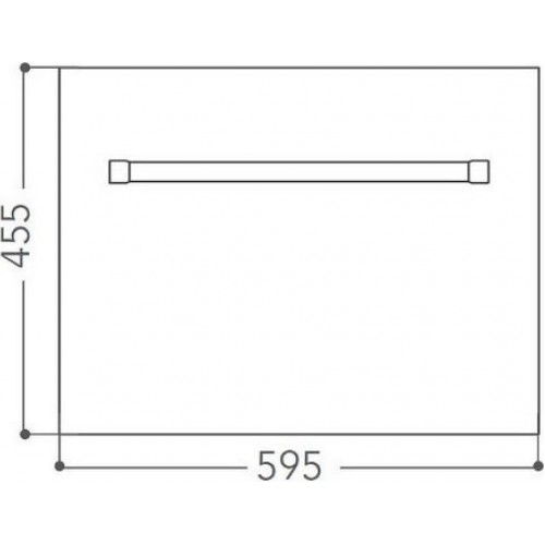 Стальной фасад для вакуумного упаковщика с ручкой-штангой KitchenAid KAVDX 44600