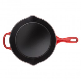 Le Creuset Сковорода глубокая 26 см, чугун, цвет вишня