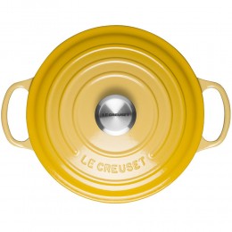 Le Creuset Кастрюля круглая 24 см, 4,2 л, чугун, желтый