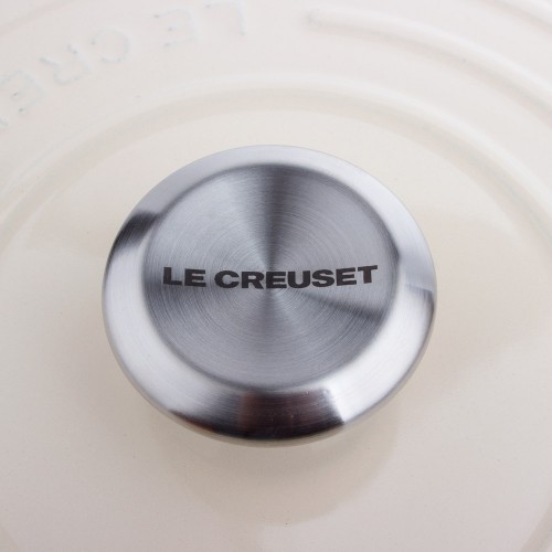 Le Creuset Кастрюля круглая для запекания 28 см, чугун, цвет жемчужный