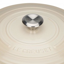 Le Creuset Кастрюля круглая 28 см, чугун, миндаль 