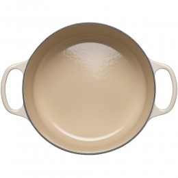 Le Creuset Кастрюля круглая 28 см, чугун, миндаль 