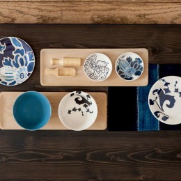 Тарелка пирожковая Gien, Индиго, 12,8 см.фаянс