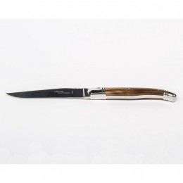 Приборы Goyon-Chazeau 1600223-2 набор 12 предметов Лагьоль, рукоятки из темного рога, в дубовой коробке