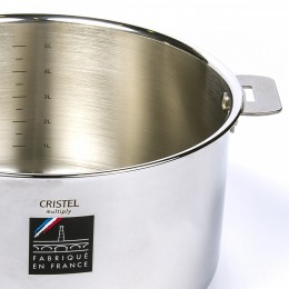 Кастрюля Мультиплай, Ø24 см, съемные ручки, F24QMP, CRISTEL
