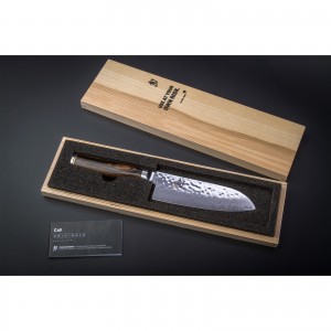 Hож Santoku малый KAI, Шун Премьер, лезвие 5.5"/ 14 см., pукоятка 11 см.