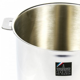 Высокая кастрюля Классик, Ø24 см, съемные ручки, без крышки, M24Q, CRISTEL