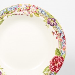 Блюдо круглое Gien, Многоцветие, 31 см.