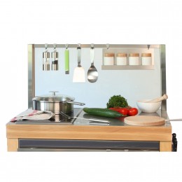 Вертикальный фартук Кукмобиль, зеленого цвета с перекладиной, 90 см, CMD90VI, CRISTEL