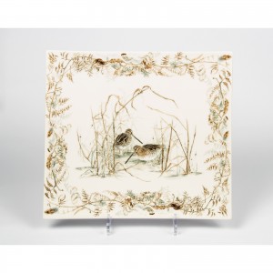 Блюдо квадратное Gien, Охота, 29,5x26,5 см.