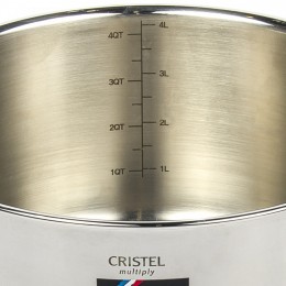 Кастрюля Мультиплай, Ø22 см, съемные ручки, F22QMP, CRISTEL