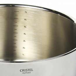 Кастрюля Мультиплай, Ø26 см, съемные ручки, F26QMP, CRISTEL