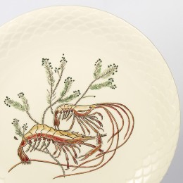 Тарелка обеденная Gien, Ракообразные, (креветка), 26 см.