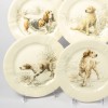 Набор тарелок десертных (Собаки) Gien, Охота, 6 шт., 23,2 см.