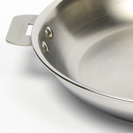 Сковорода Мультиплай, Ø26 см, съемная ручка, многослойное дно Мультиплай, P26QMP, CRISTEL