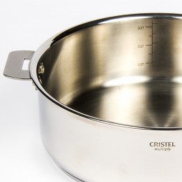 Сотейник Мультиплай, Ø24 см, съемная ручка, S24QMP, CRISTEL