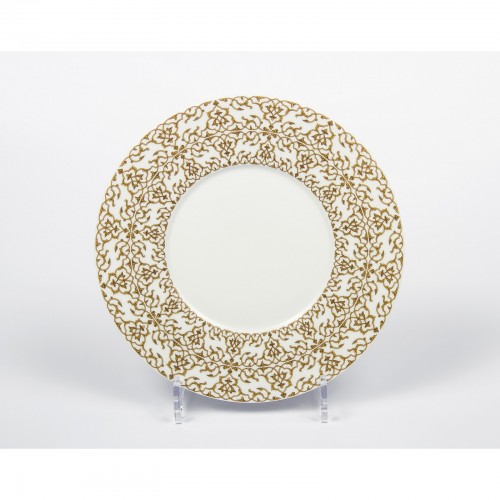 Тарелка десертная J.Seignolles, Альгамбра, золотой, 22,5 см.