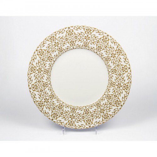 Блюдо круглое для торта J.Seignolles, Альгамбра, золотой, 32 см.