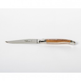 Набор 12 предметов Goyon-Chazeau, Верблюжья кость, рукоятки из кости верблюда, в дубовой коробке, 6 ножей + 6 вилок