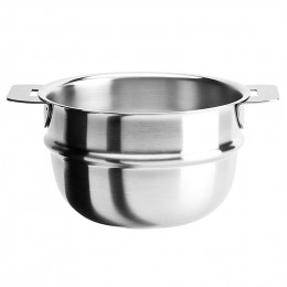 Вставной элемент для водяной бани, L съемные ручки, матированный, Ø20 см, EBM20QL, CRISTEL