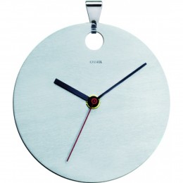 Настенные часы Навеска, матовый, нержавейка, Ø14,5см, TCH, CRISTEL