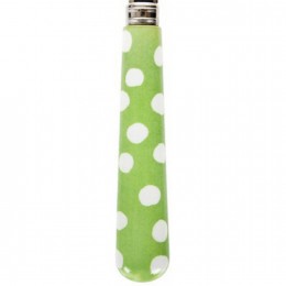 Нож столовый, Белый горох, цвет зеленый