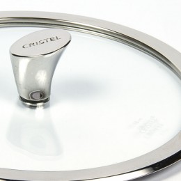 Крышка плоская Кастелин, стекло, блестящая, Ø18 см, K18CHVA, CRISTEL