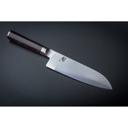 Нож Сантоку для левшей KAI, Шун Классик, лезвие 7.0" / 18 см., pукоятка 12,2 см.