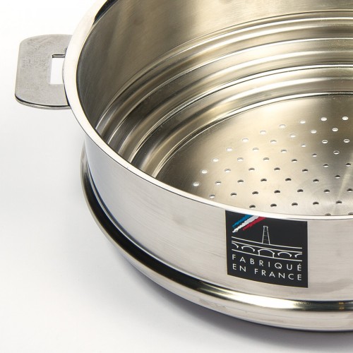 Пароварка L съемные ручки, универсальная, Ø24 см, CVU24QL, CRISTEL