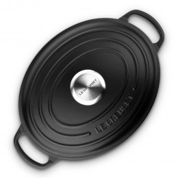 Le Creuset Овальная кастрюля для запекания 27 см, чугун, цвет черный матовый