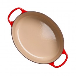 Le Creuset Кастрюля овальная 35 см, чугун, вишня