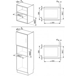 Микроволновая печь Smeg FMI017X