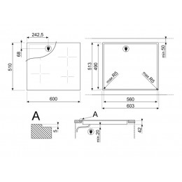 Варочная панель Smeg SE364TD