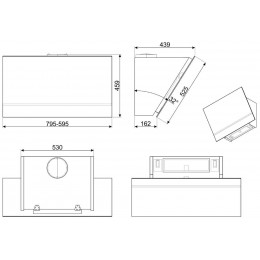 Вытяжка Smeg KV26P