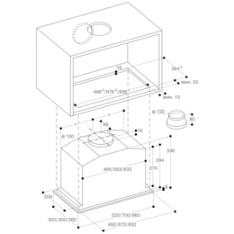 Встраиваемая вытяжка GAGGENAU AC200191
