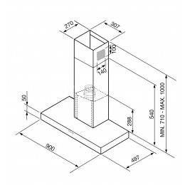 Вытяжка Smeg KS905BXE2