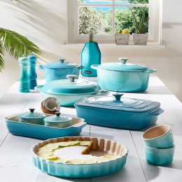 Le Creuset Мельница для соли, пластик, цвет: бирюзовый 