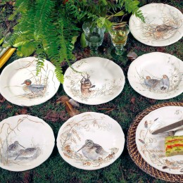 Блюдо для пасты Gien, Охота, 31 см.