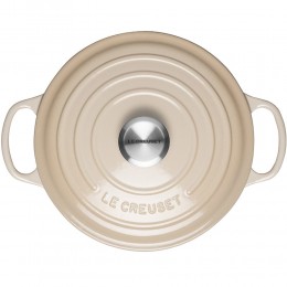 Le Creuset Кастрюля круглая 24 см, чугун, миндаль 