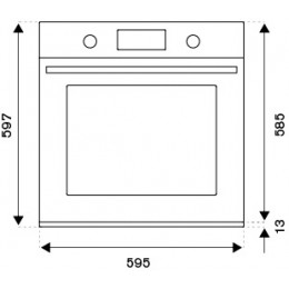 Духовой шкаф Bertazzoni F609PROESX