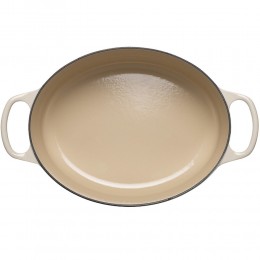 Le Creuset Кастрюля овальная 31 см, чугун, миндаль