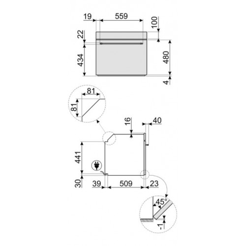 Духовой шкаф Smeg SF800B