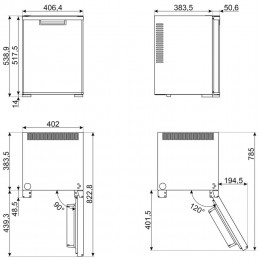 Холодильник Smeg MTE40