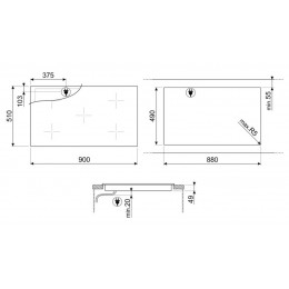 Варочная панель Smeg SI2M7953D